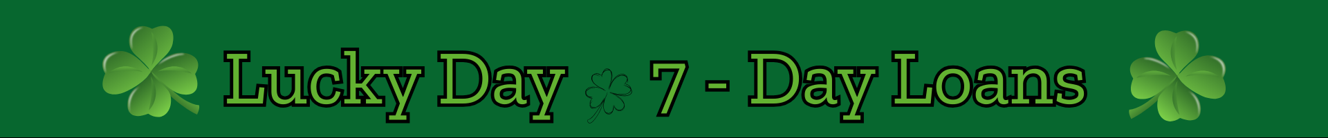 lucky day banner